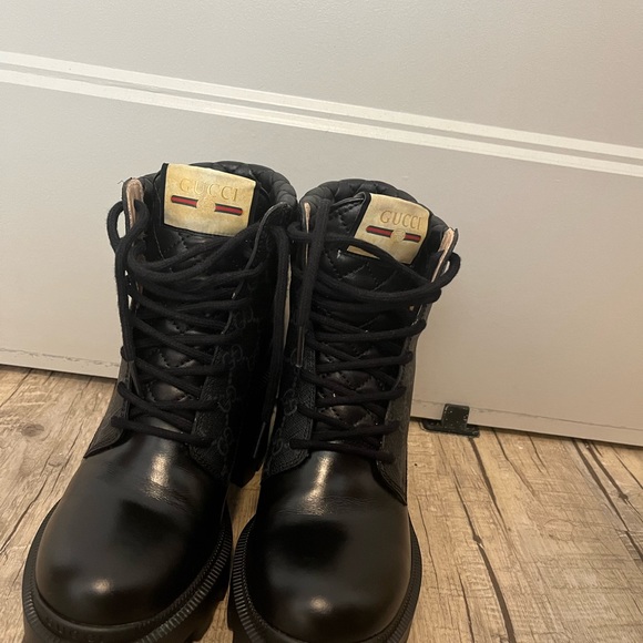 Gucci supreme canvas ankle boots - Picture 14 of 16